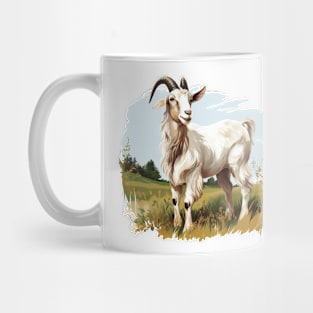 White Goat Mug